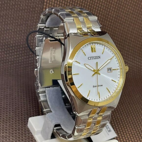 NEW Citizen Eco-Drive Corso Two-Tone Gold Men´s Watch